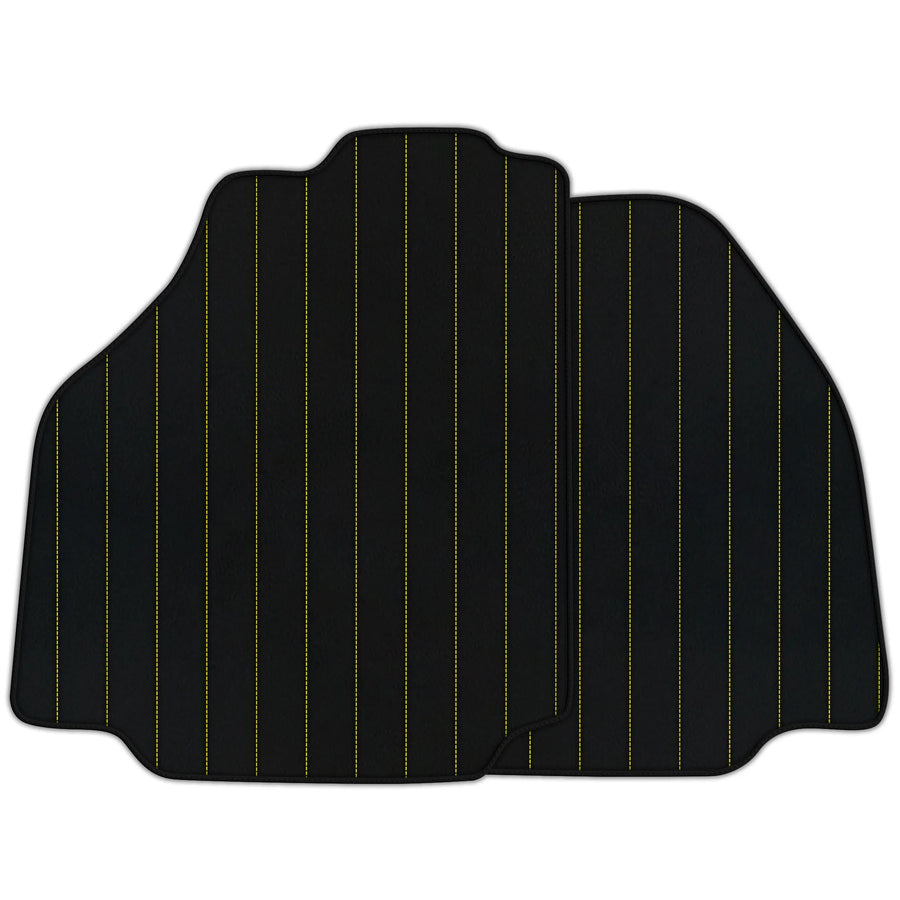 Customizable Leather Floor Mats with Line Pattern for Ferrari 458 GT2 (2012-2015)