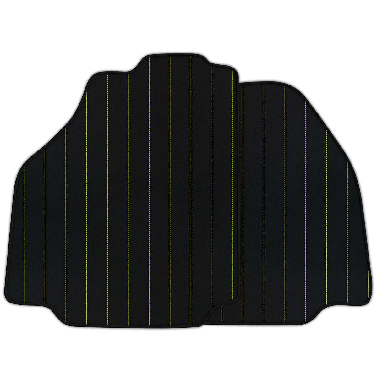 Customizable Leather Floor Mats with Line Pattern for Ferrari F8 Spider (2019-2023)