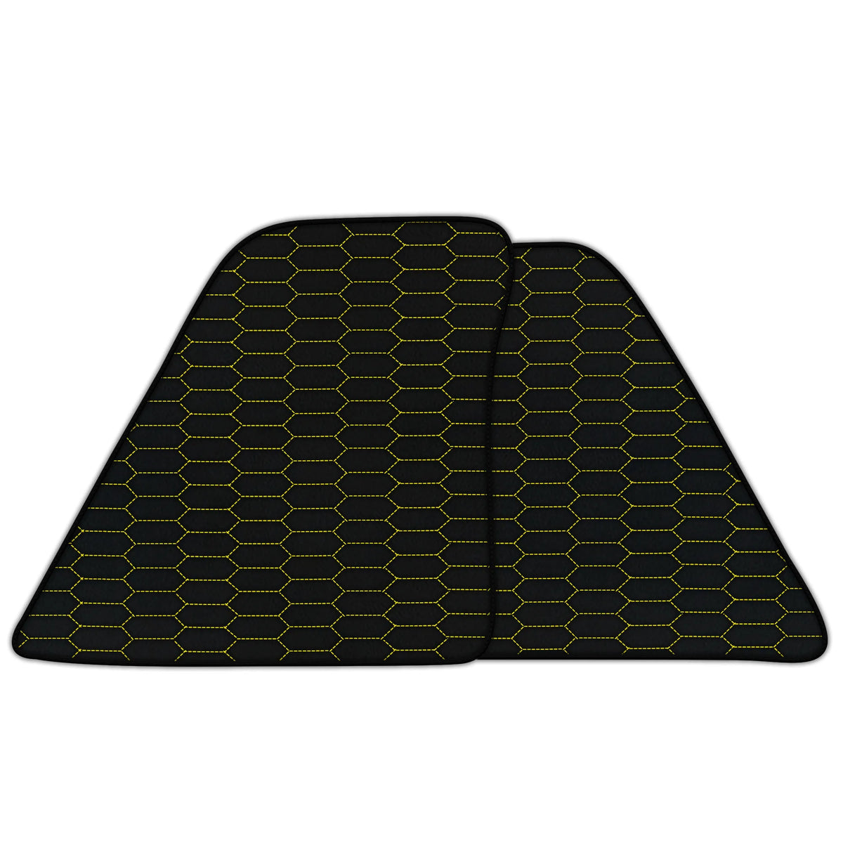 Customizable Leather Floor Mats with Raptor Hex Pattern for Ferrari SF90 Stradale (2019-2024)