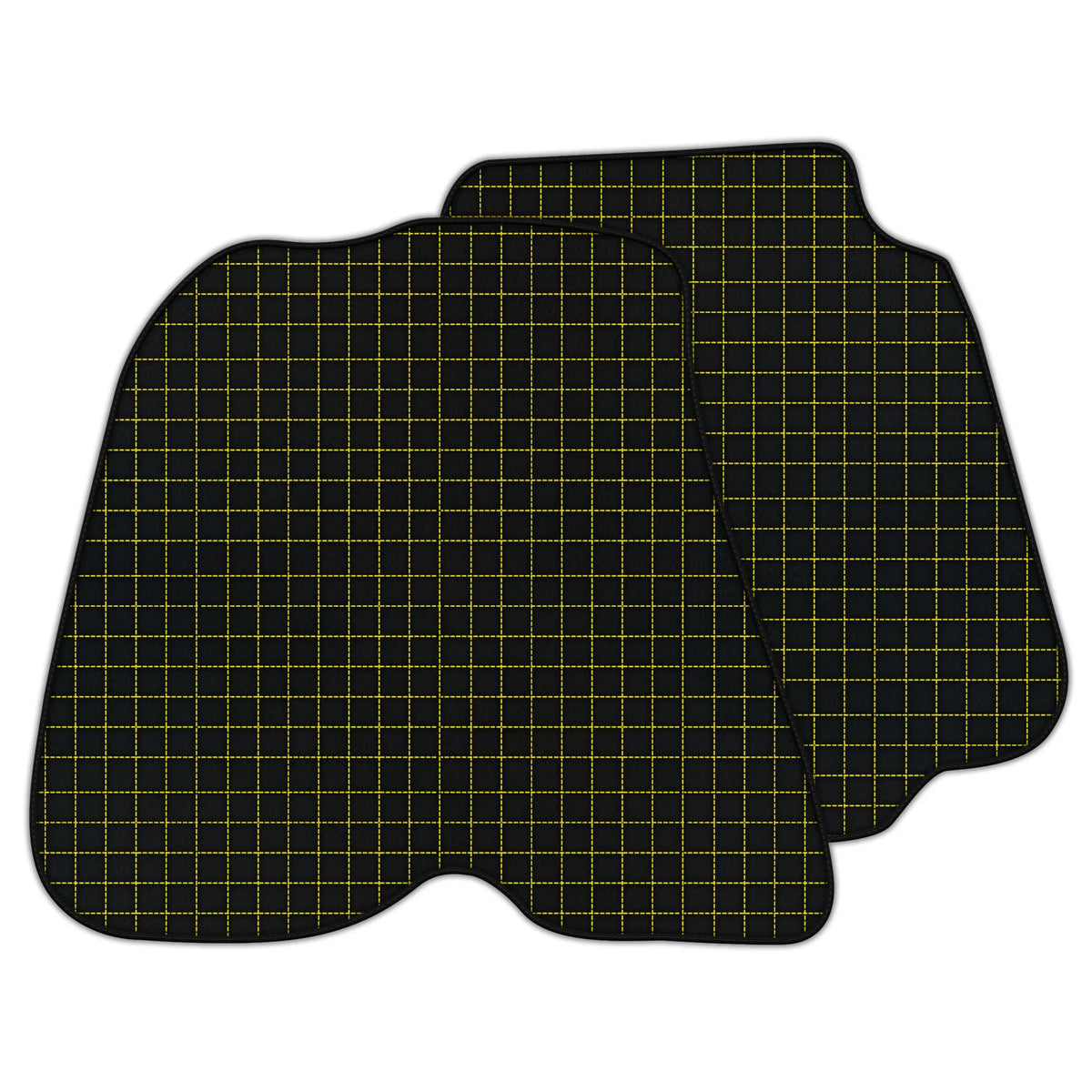 Customizable Leather Floor Mats with Square Pattern for Ferrari 812 GTS (2018-2023)