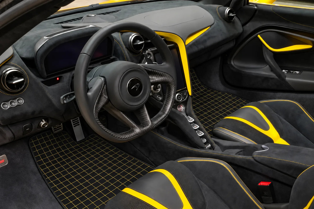 Interior look of floor mats for McLaren 720S (2017-2021)
