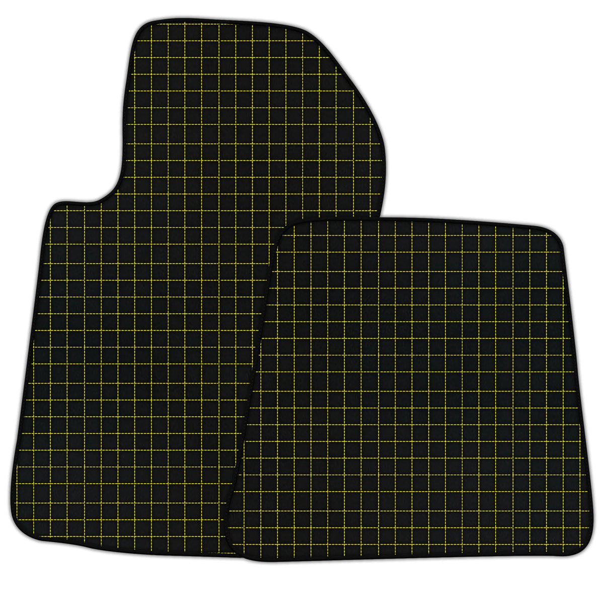 Customizable Leather Floor Mats with Square's Pattern for Ferrari 612 Scaglietti (2005-2011)