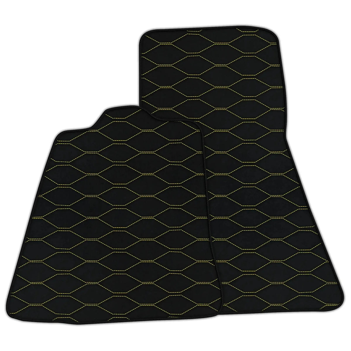 Customizable Leather Floor Mats with Viper Hex Pattern for McLaren P1 (2013-2015)