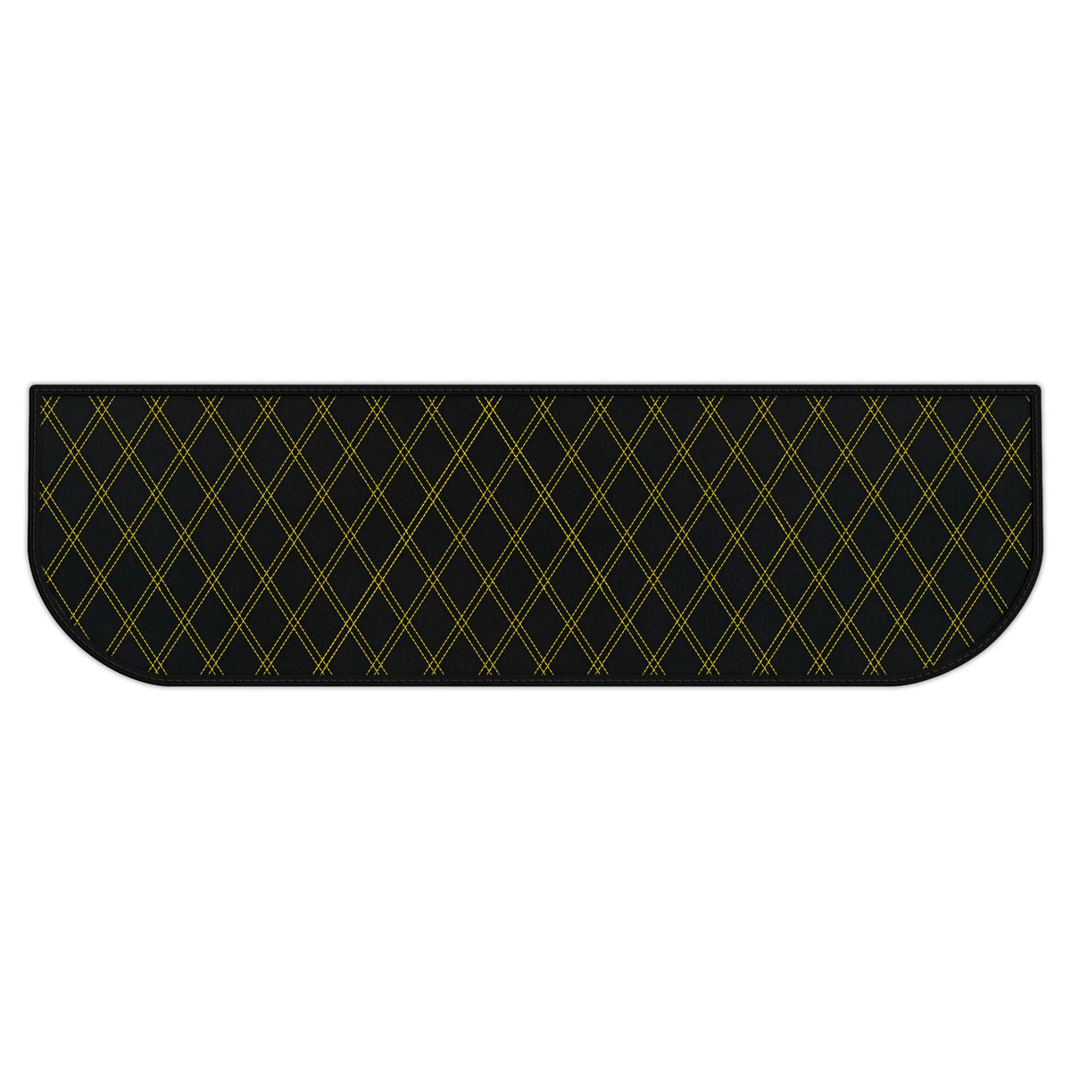 Customizable Leather Trunk Floor Mats with Double Diamond Pattern for Ferrari 328 GTB (1985-1989)
