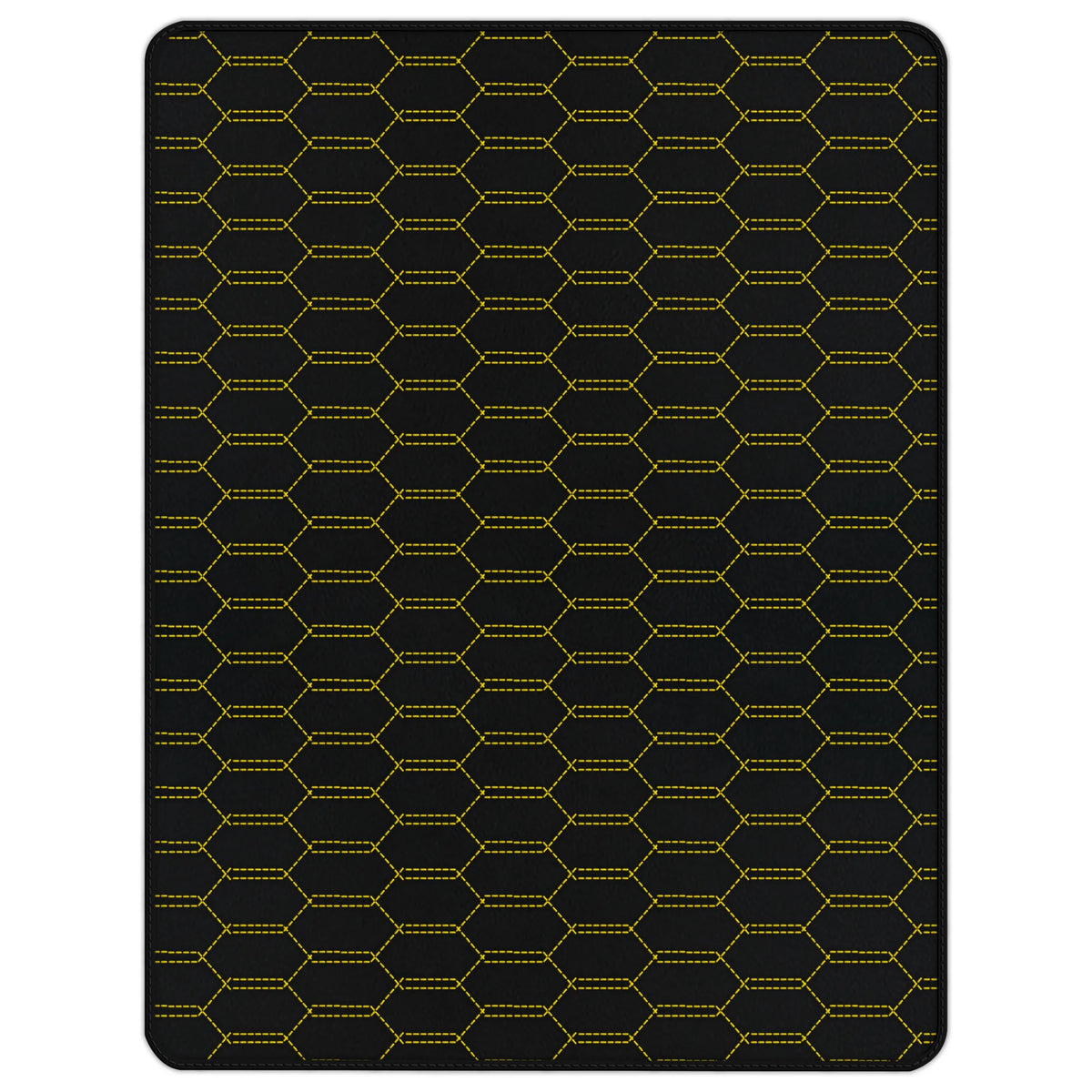 Customizable Leather Trunk Floor Mats with Interlaced Hex Pattern for Ferrari 488 Spider (2016-2022)