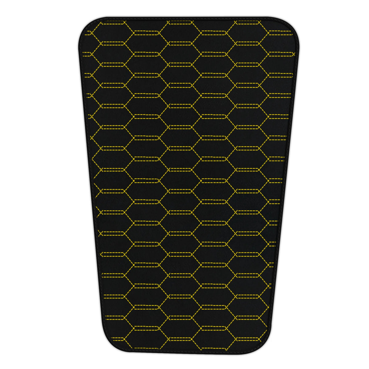 Customizable Leather Trunk Floor Mats with Interlaced Hex Pattern for Ferrari F8 Spider (2019-2023)