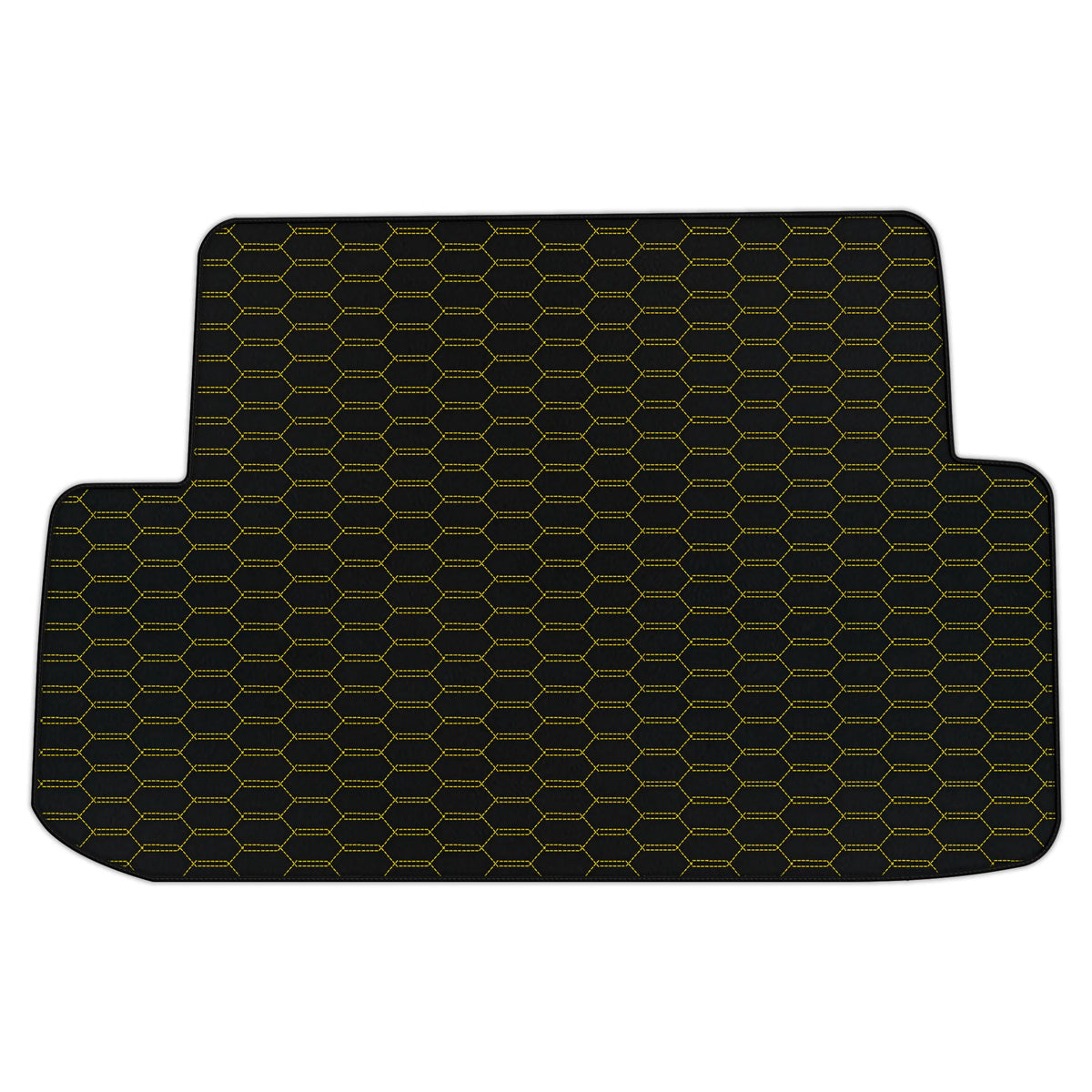 Customizable Leather Trunk Floor Mats with Interlaced Hex Stich Pattern for Ferrari California (2008-2014)