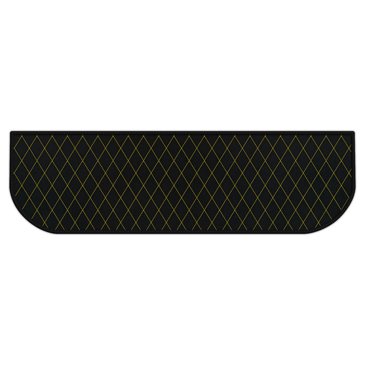 Customizable Leather Trunk Floor Mats with Single Diamond Pattern for Ferrari 328 GTS (1985-1989)