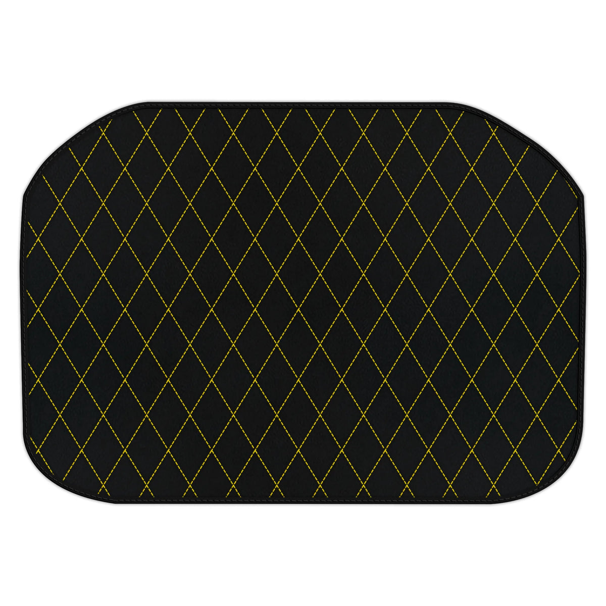 Customizable Leather Trunk Floor Mats with Single Diamond Pattern for Ferrari 456 (1992-2003)