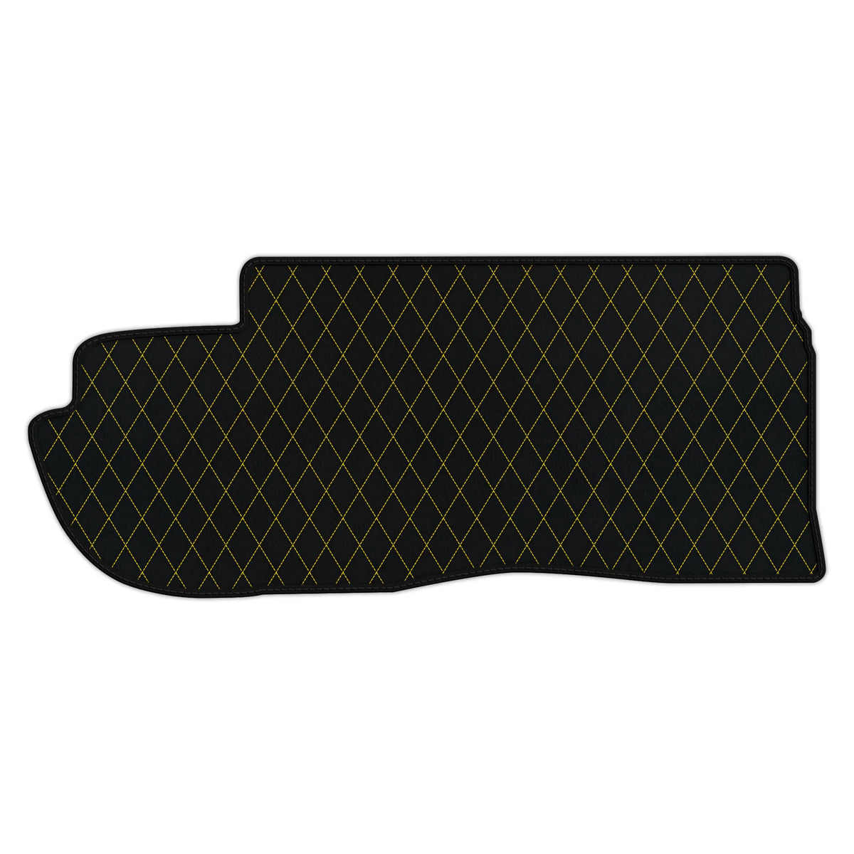 Customizable Leather Trunk Floor Mats with Single Diamond Pattern for Ferrari 599 Coupe (2006-2012)