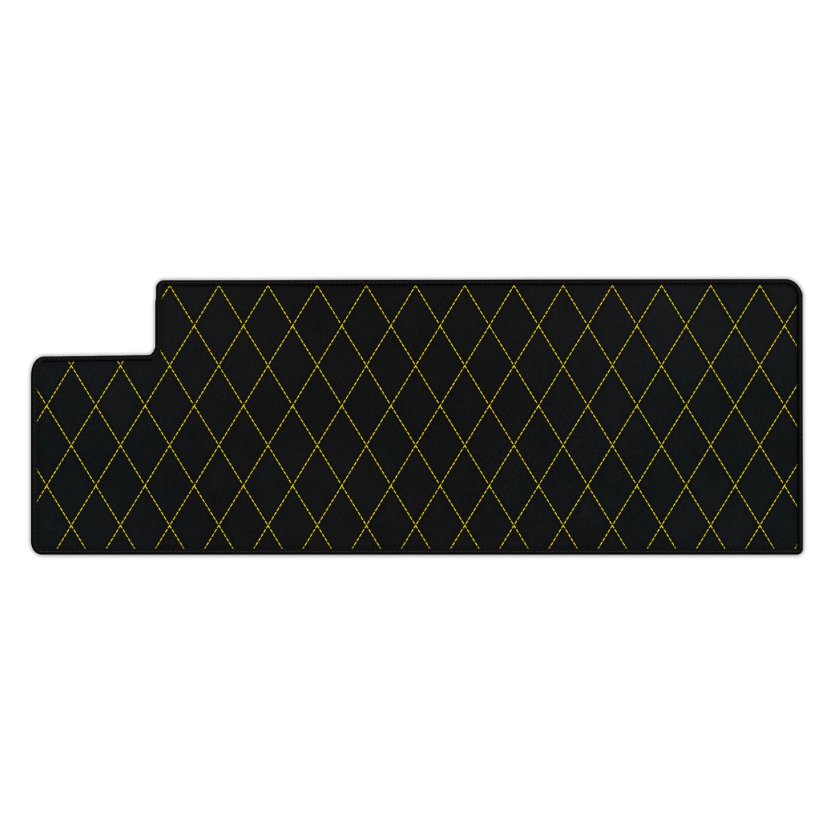 Customizable Leather Trunk Floor Mats with Single Diamond Pattern for Ferrari 612 Scaglietti (2005-2011)