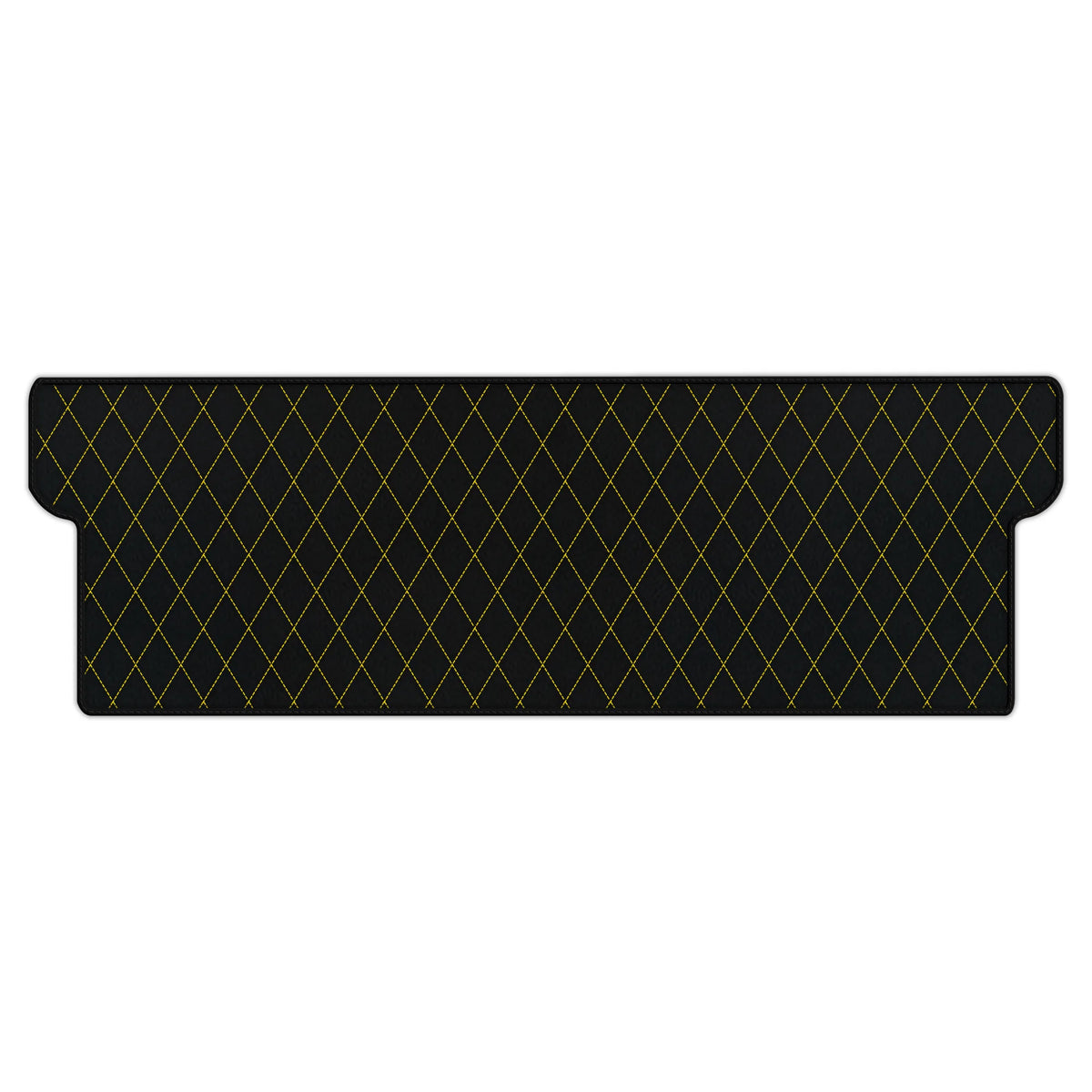 Customizable Leather Trunk Floor Mats with Single Diamond Pattern for Ferrari Dino GT4 (1973-1979)