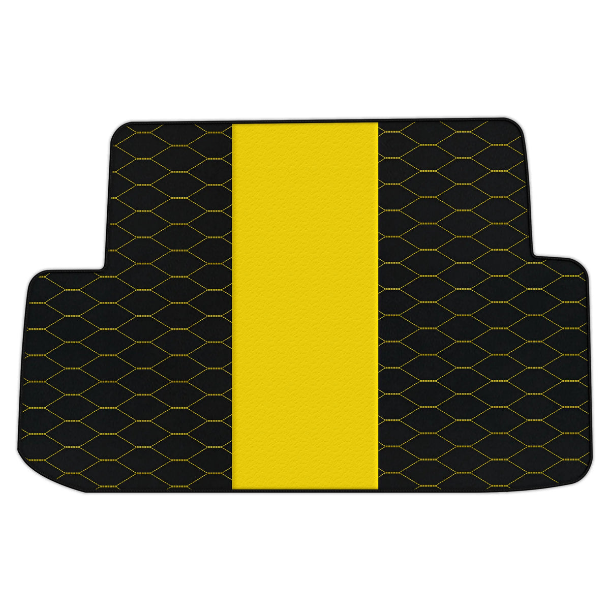 Customizable Leather Trunk Floor Mats with Viper Hex Pattern for Ferrari California T (2015-2018)