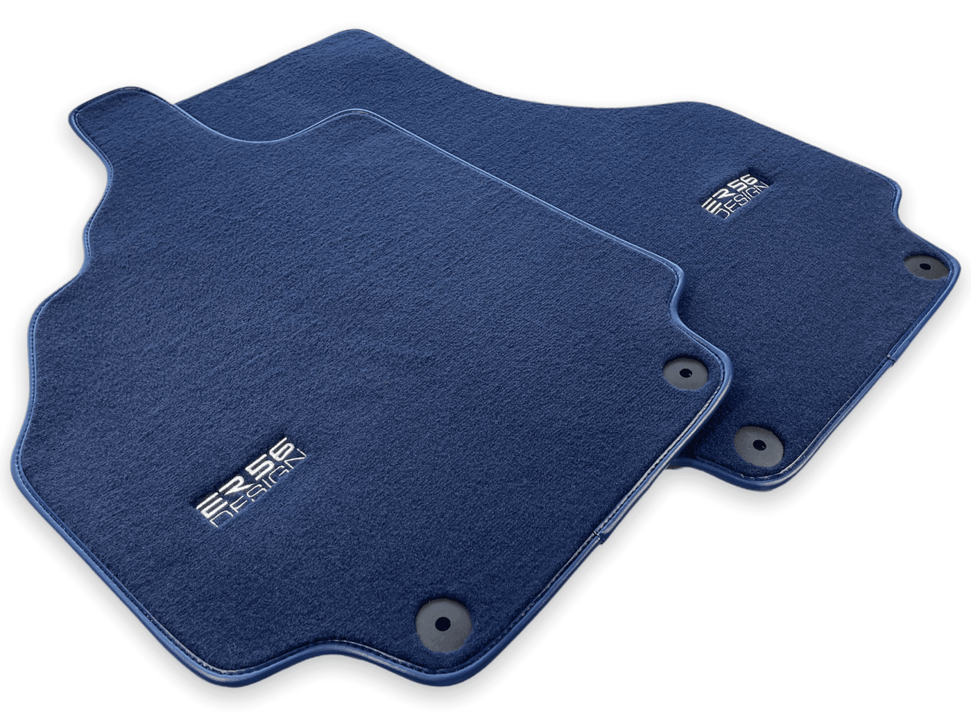 Dark Blue Floor Mats for Audi R8 (2007-2015) ER56 Design - AutoWin
