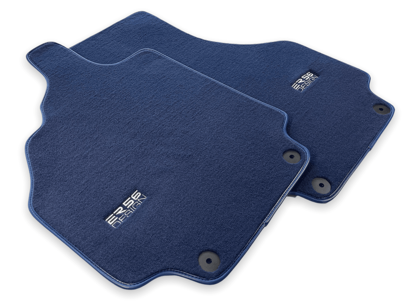 Dark Blue Floor Mats for Audi R8 (2007-2015) ER56 Design - AutoWin