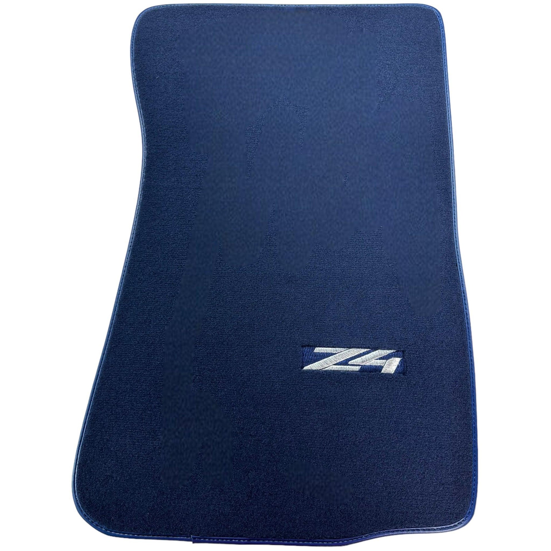 Dark Blue Floor Mats for BMW Z4 Series E86 Coupe (2003-2008) - AutoWin