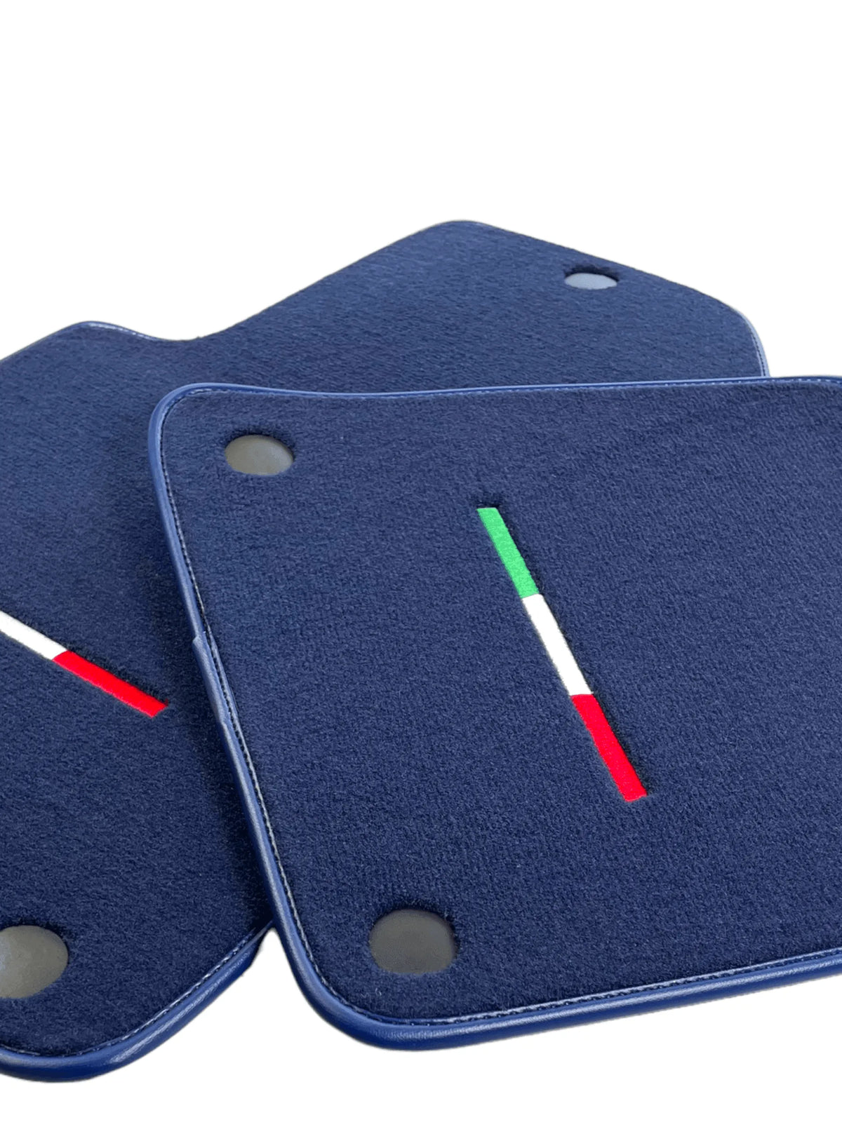 Dark Blue Floor Mats For Ferrari 599 Coupe 2006-2012 Italian Edition - AutoWin