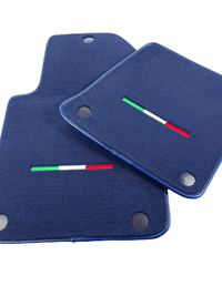 Dark Blue Floor Mats For Ferrari 612 Scaglietti 2005-2011 Italian Edition - AutoWin