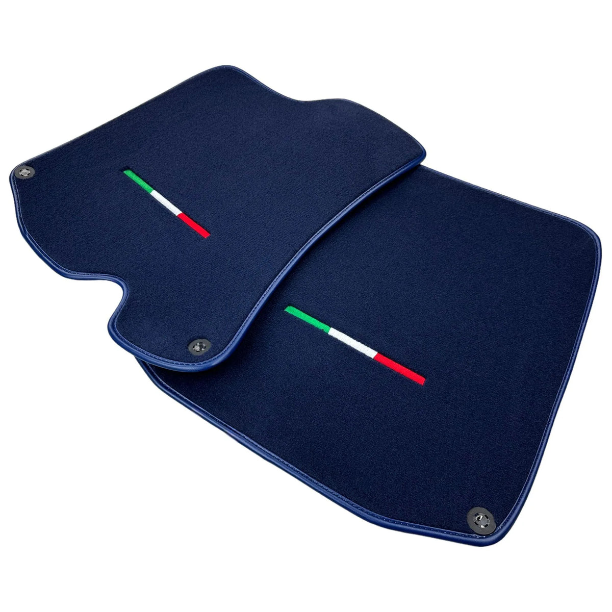 Dark Blue Floor Mats For Ferrari Portofino (2018-2023) Italian Edition - AutoWin