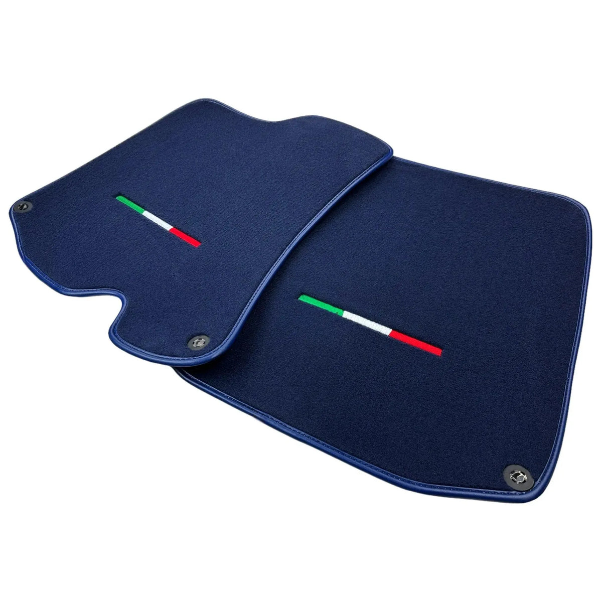 Dark Blue Floor Mats For Ferrari Roma (2021-2027) Italian Edition - AutoWin