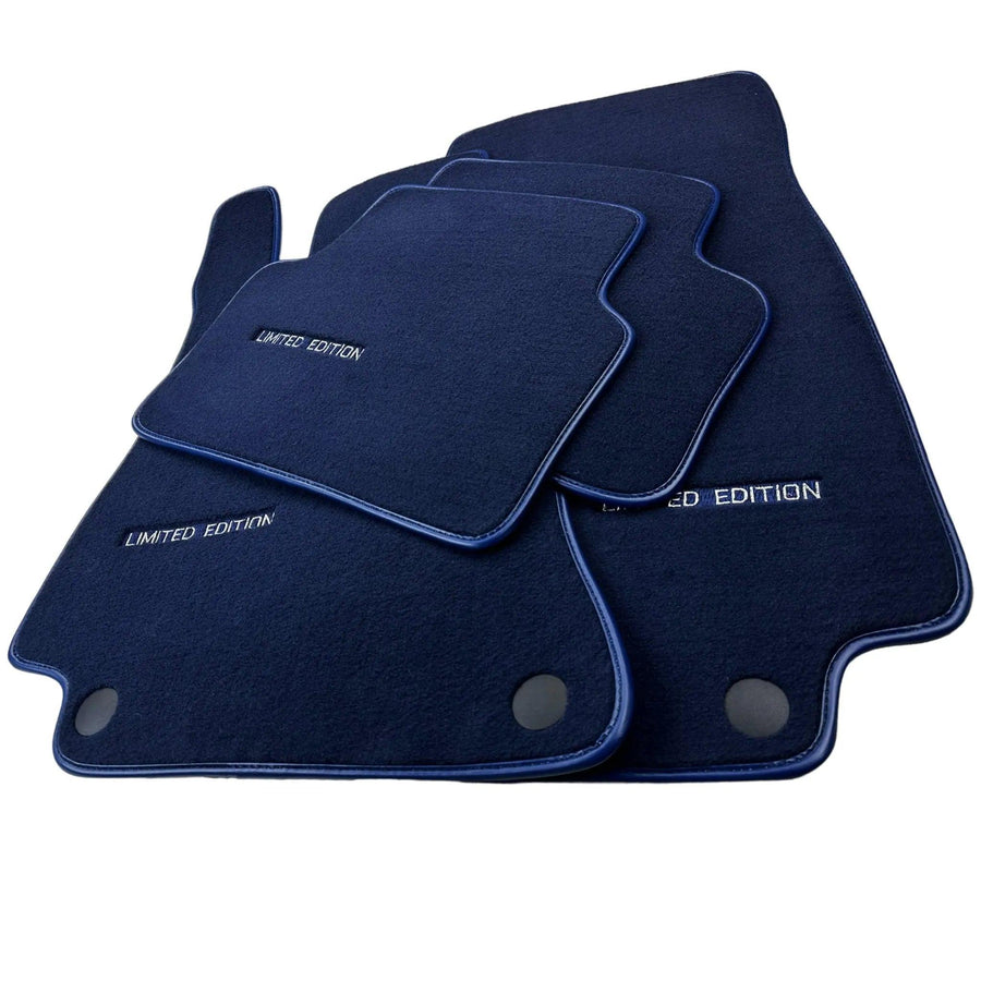 Dark Blue Floor Mats For Mercedes Benz GLE-Class C167 Coupe - 5 Seats (2020-2023) Hybrid | Limited Edition - AutoWin