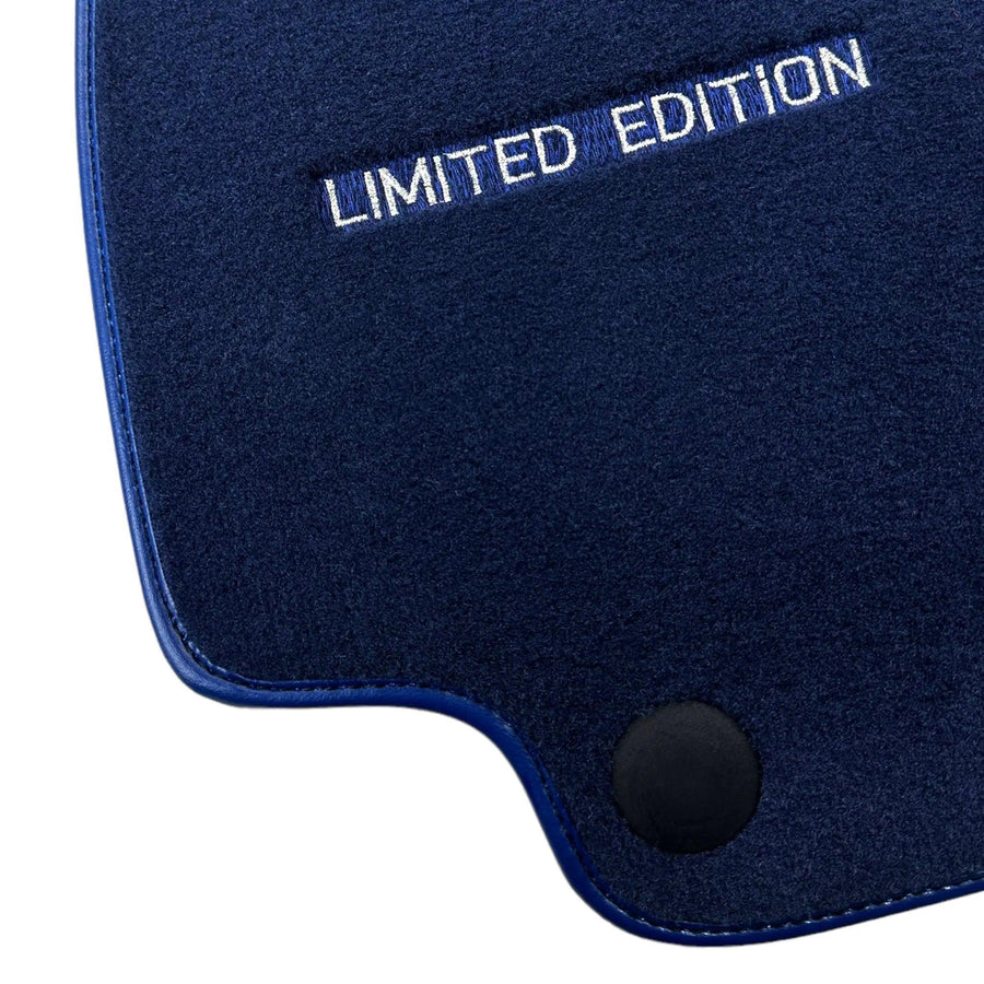 Dark Blue Floor Mats For Mercedes Benz GLS-Class X166 (2016-2019) | Limited Edition - AutoWin