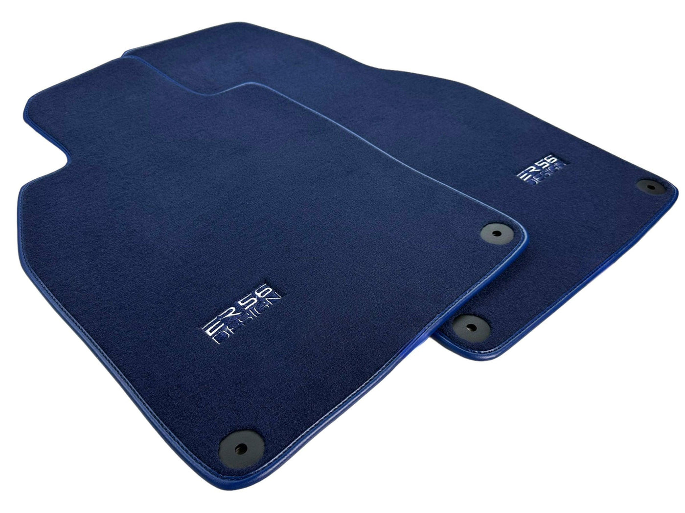 Dark Blue Floor Mats for Porsche 718 Boxster (2016-2023) | Er56 Design - AutoWin