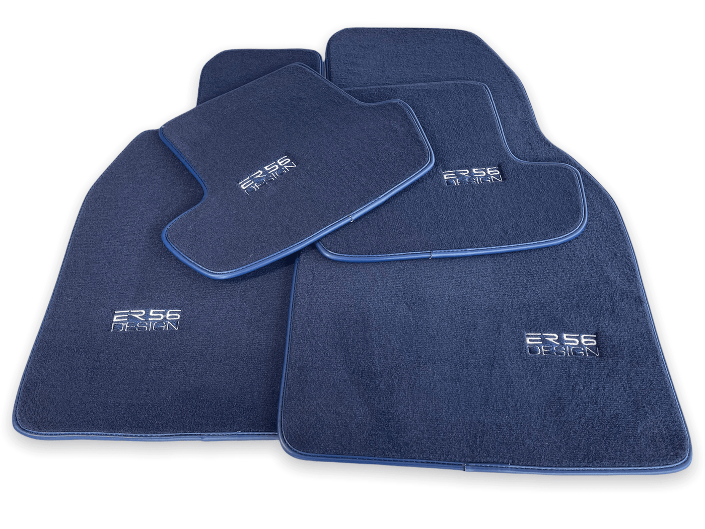 Dark Blue Floor Mats for Porsche 911 - 996 (1998-2004) - AutoWin