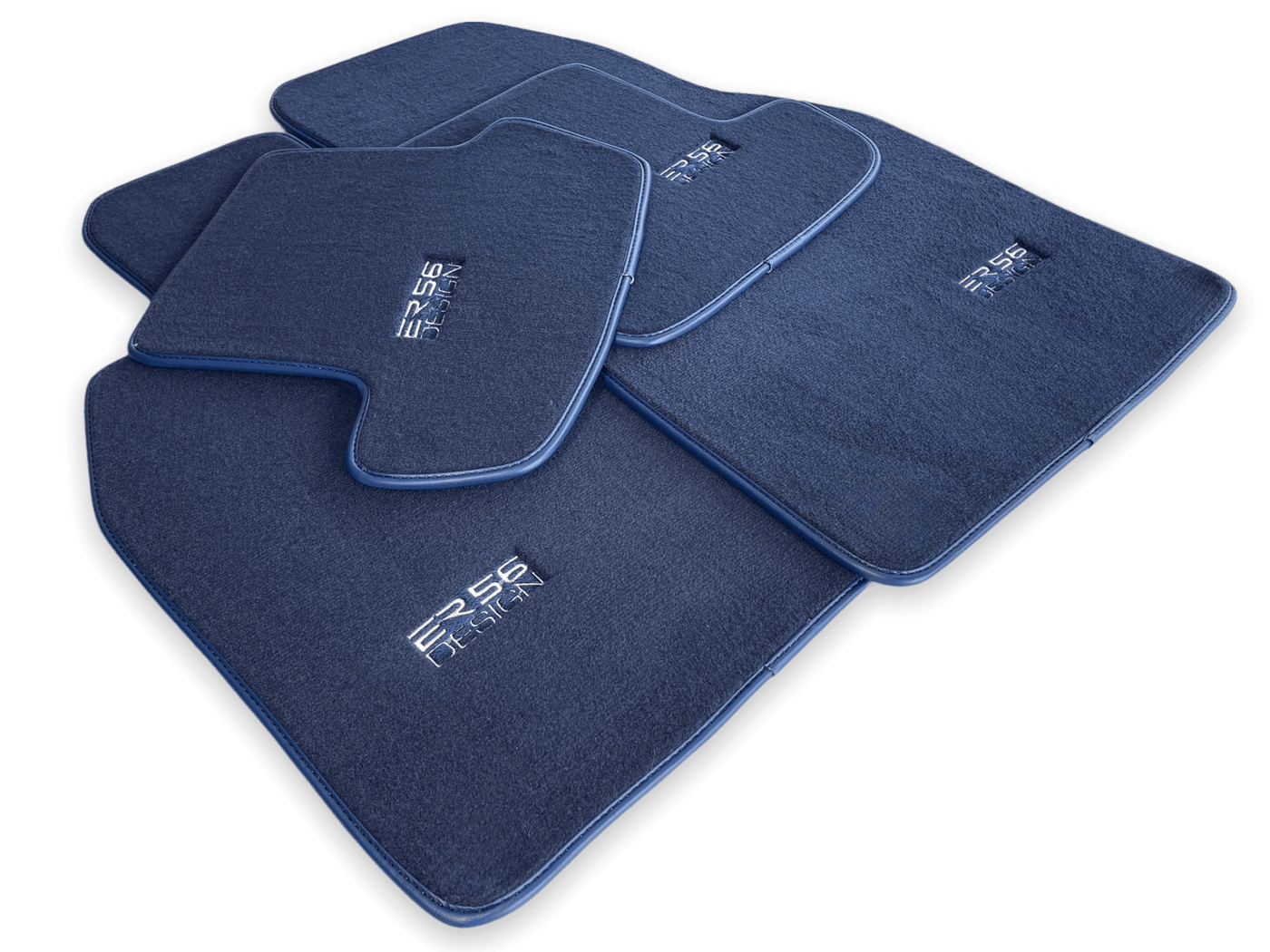 Dark Blue Floor Mats for Porsche 911 - 997 (2004-2012) | ER56 Design - AutoWin
