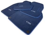 Dark Blue Floor Mats for Porsche Cayenne (2018-2023) | ER56 Design - AutoWin