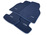 Dark Blue Floor Mats for Porsche Taycan (2019-2023) | ER56 Design - AutoWin
