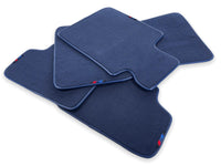 Dark Blue Mats For BMW M5 E34 With M Package - AutoWin