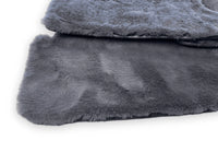 Dark Gray Sheepskin Floor Mats For Rolls Royce Ghost Series II (2021-2024) ER56 Design Brand
