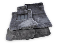 Dark Gray Sheepskin Floor Mats For Rolls Royce Ghost Series II (2021-2024) ER56 Design Brand