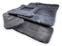 Dark Gray Sheepskin Floor Mats For Rolls Royce Ghost Series II (2021-2024) ER56 Design Brand
