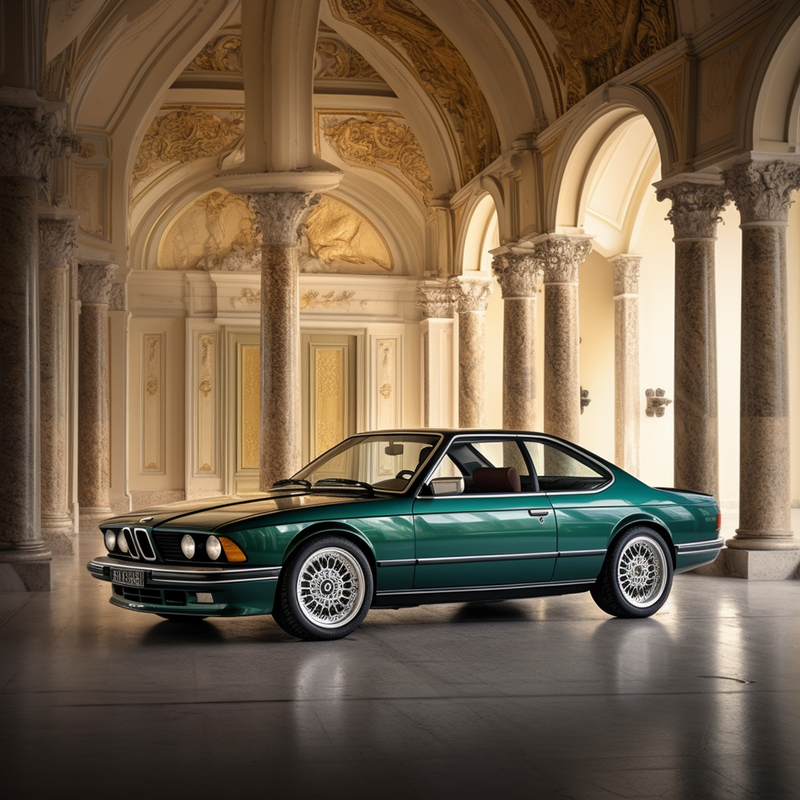 سجادات أرضية فاخرة لسيارة BMW الفئة السادسة E24 كوبيه (1976-1989)