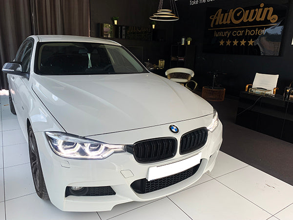 سجادات أرضية فاخرة لسيارة BMW الفئة الثالثة F30 سيدان ذات 4 أبواب (2012-2019)