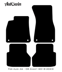 Floor Mats for A6 - C8 Avant (2018-2023) ER56 Design - AutoWin