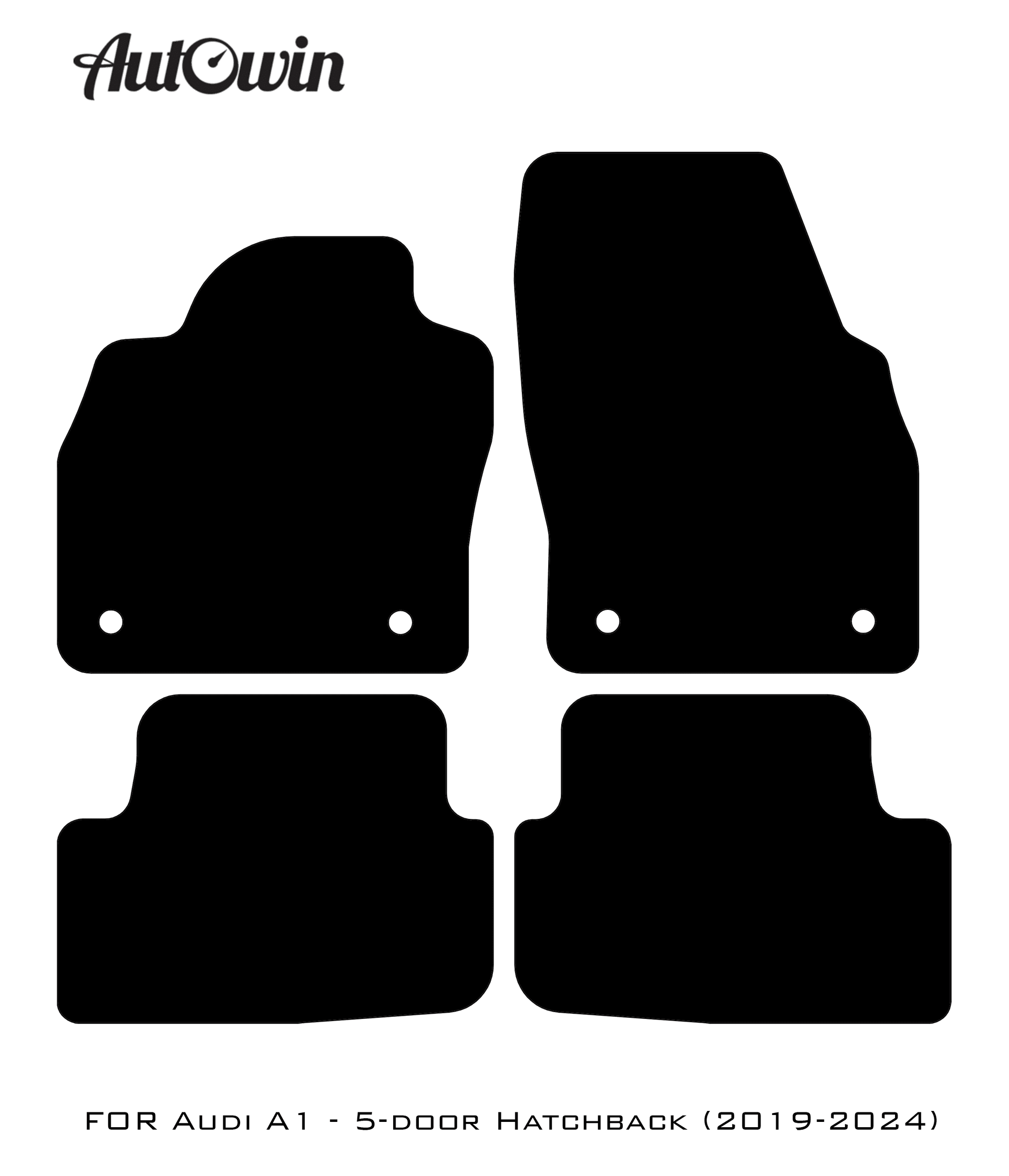Floor Mats for Audi A1 - 5-door Hatchback (2019-2024) - AutoWin