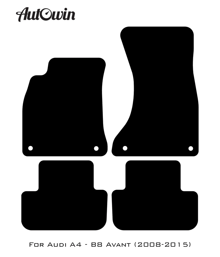 Floor Mats for Audi A4 - B8 Avant (2008-2015) - AutoWin