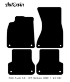Floor Mats for Audi A6 - C7 Sedan (2011-2018) - AutoWin