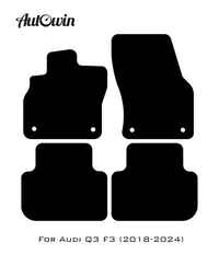 Floor Mats for Audi Q3 F3 (2018-2024) ER56 Design - AutoWin