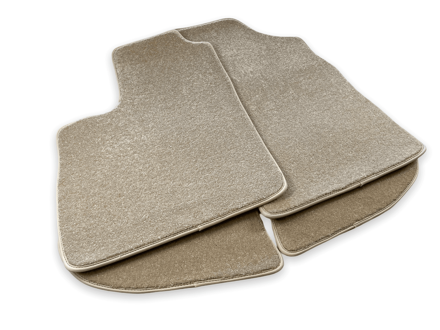 Floor Mats For Bentley Continental GT Beige Luxury Quality 2011–2018 - AutoWin