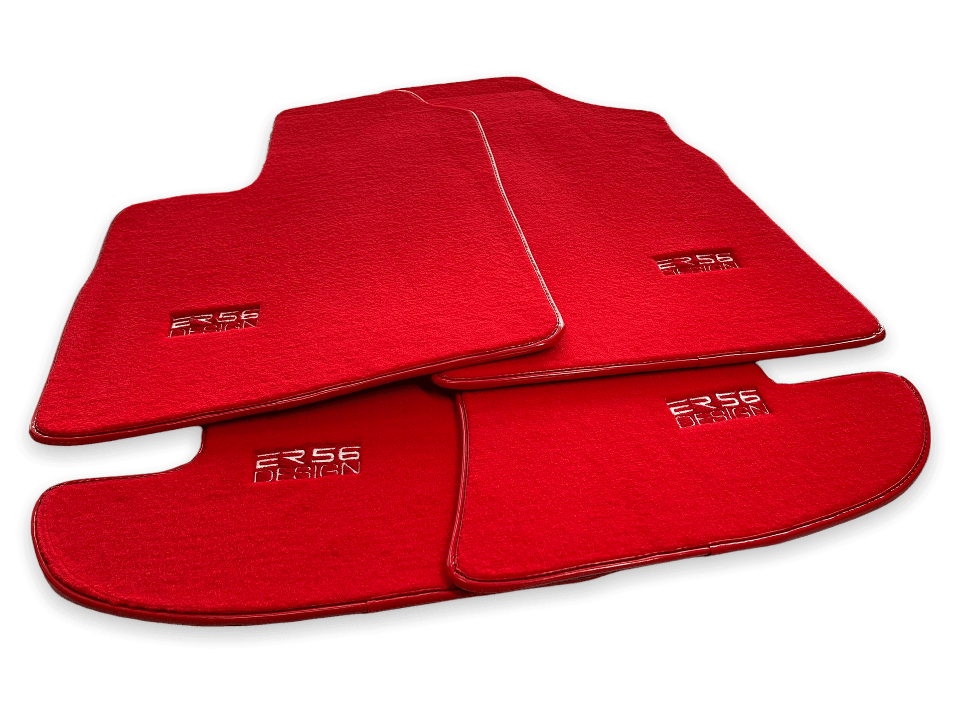 Floor Mats For Bentley Continental GT Red 2011–2018 Er56 Design - AutoWin