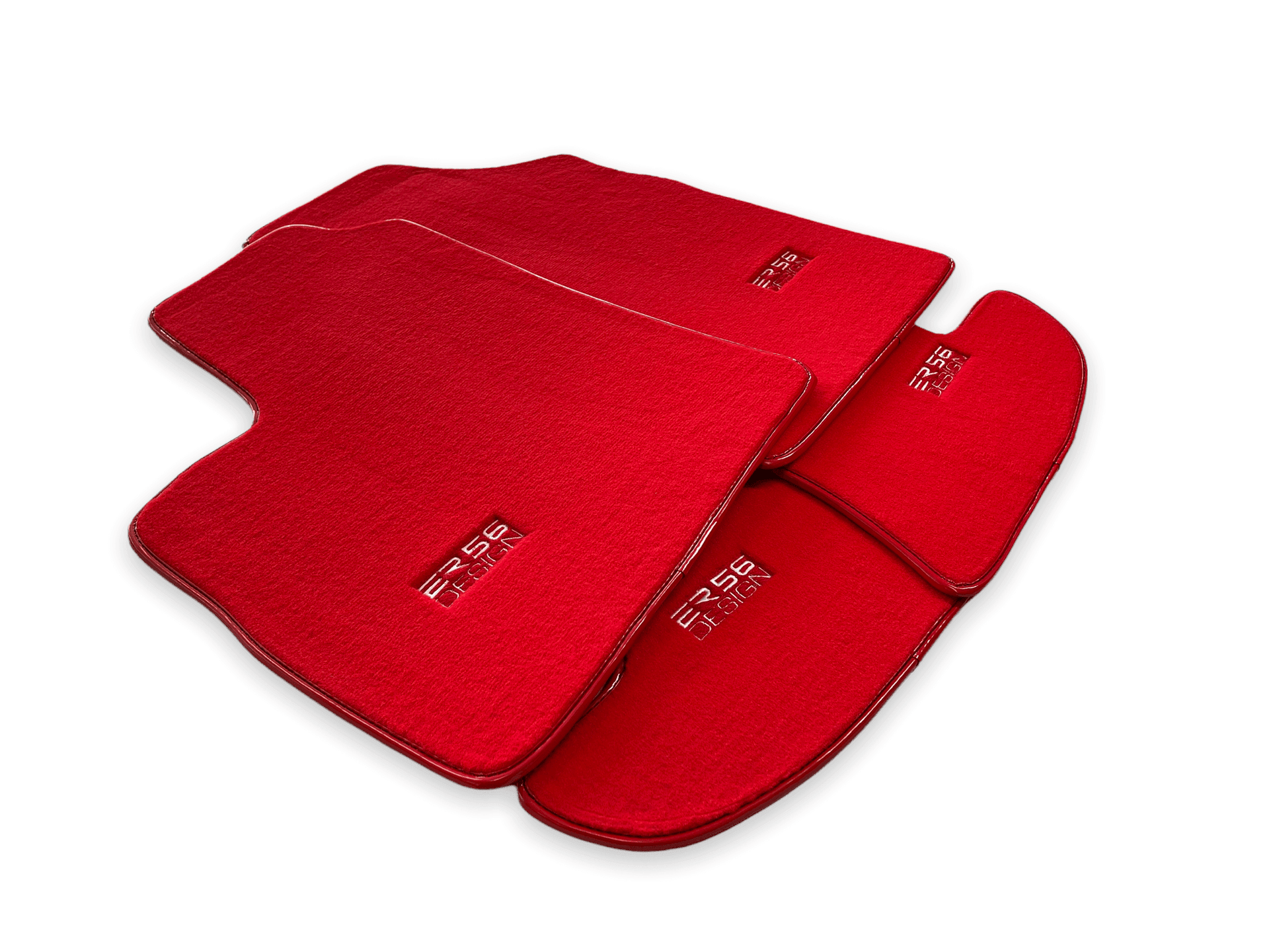 Floor Mats For Bentley Continental GT Red 2011–2018 Er56 Design - AutoWin