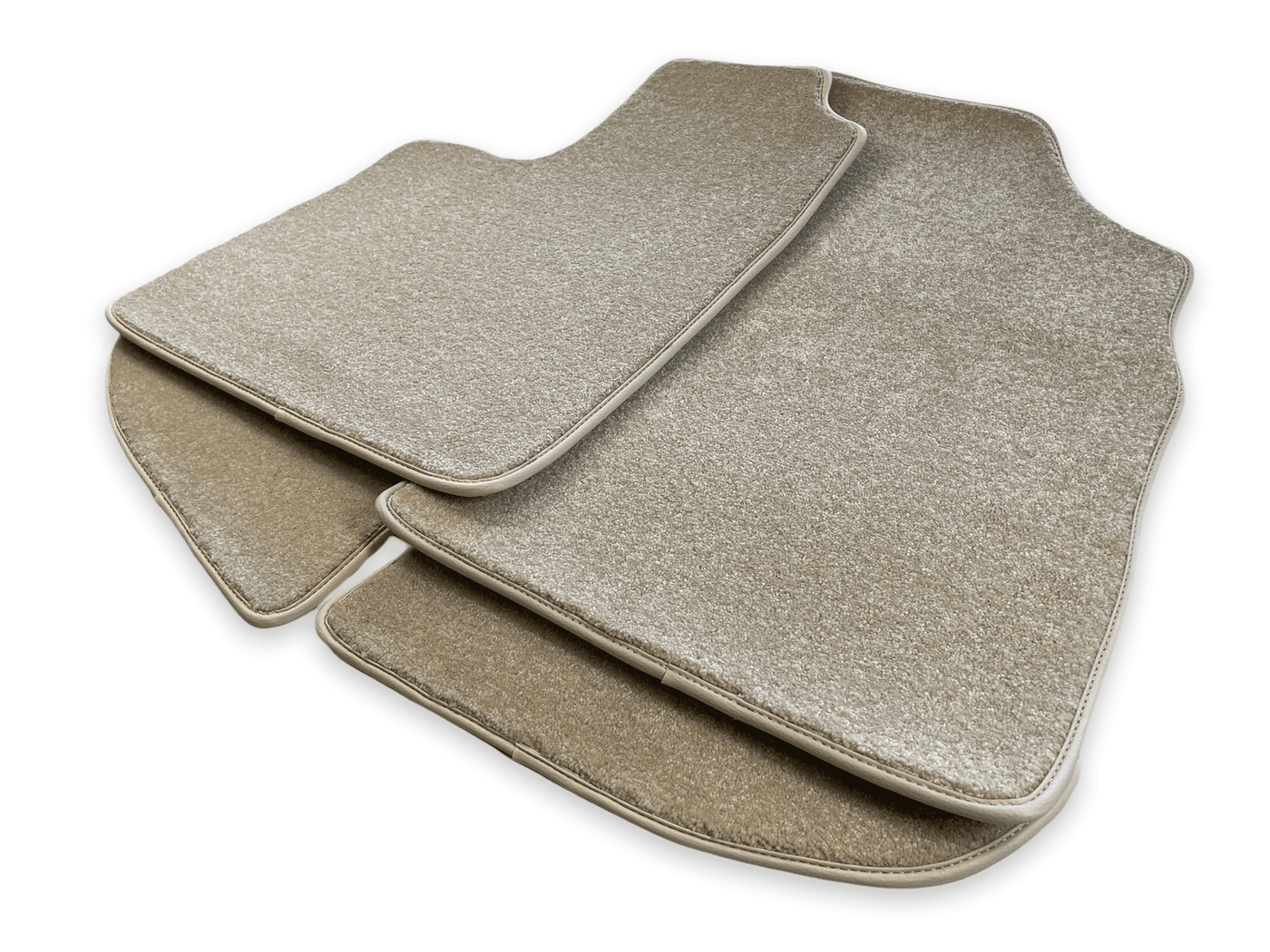 Floor Mats For Bentley Continental GTC (2011-2018) Beige Luxury Quality - AutoWin