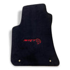 Floor Mats For Dodge Challenger Srt 2011-2021 With Emblem Tailored Black Carpets - AutoWin