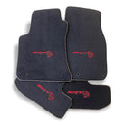Floor Mats For Dodge Challenger Srt 2011-2021 With Emblem Tailored Black Carpets - AutoWin
