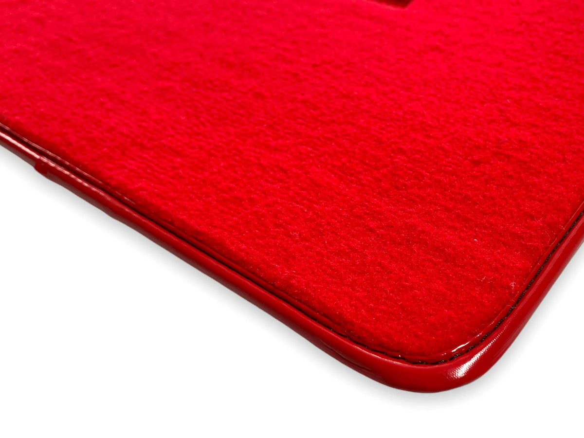 Floor Mats For Ferrari 328 GTB 1985-1989 Red Autowin Brand Italian Edition - AutoWin