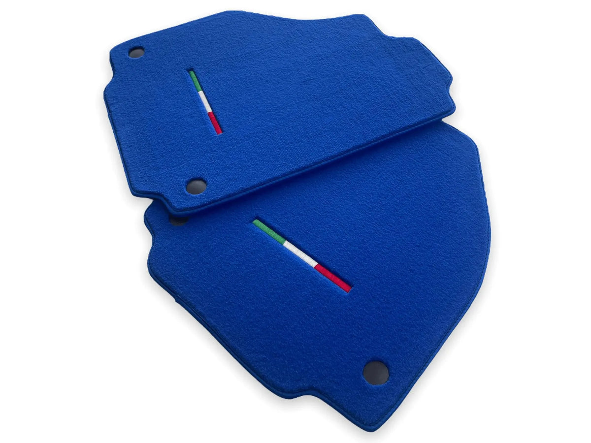 Floor Mats For Ferrari 458 Italia 2009-2015 Blue Autowin Brand Italian Edition - AutoWin